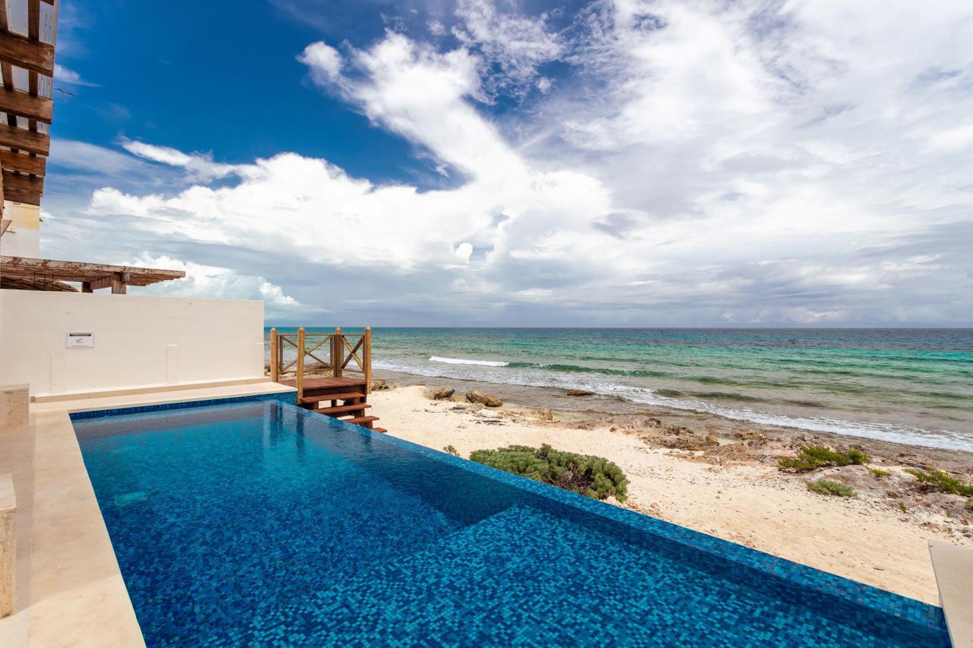 Villa Casa Javi- Ocean Front Located Mid Isla Mujeres Exterior foto