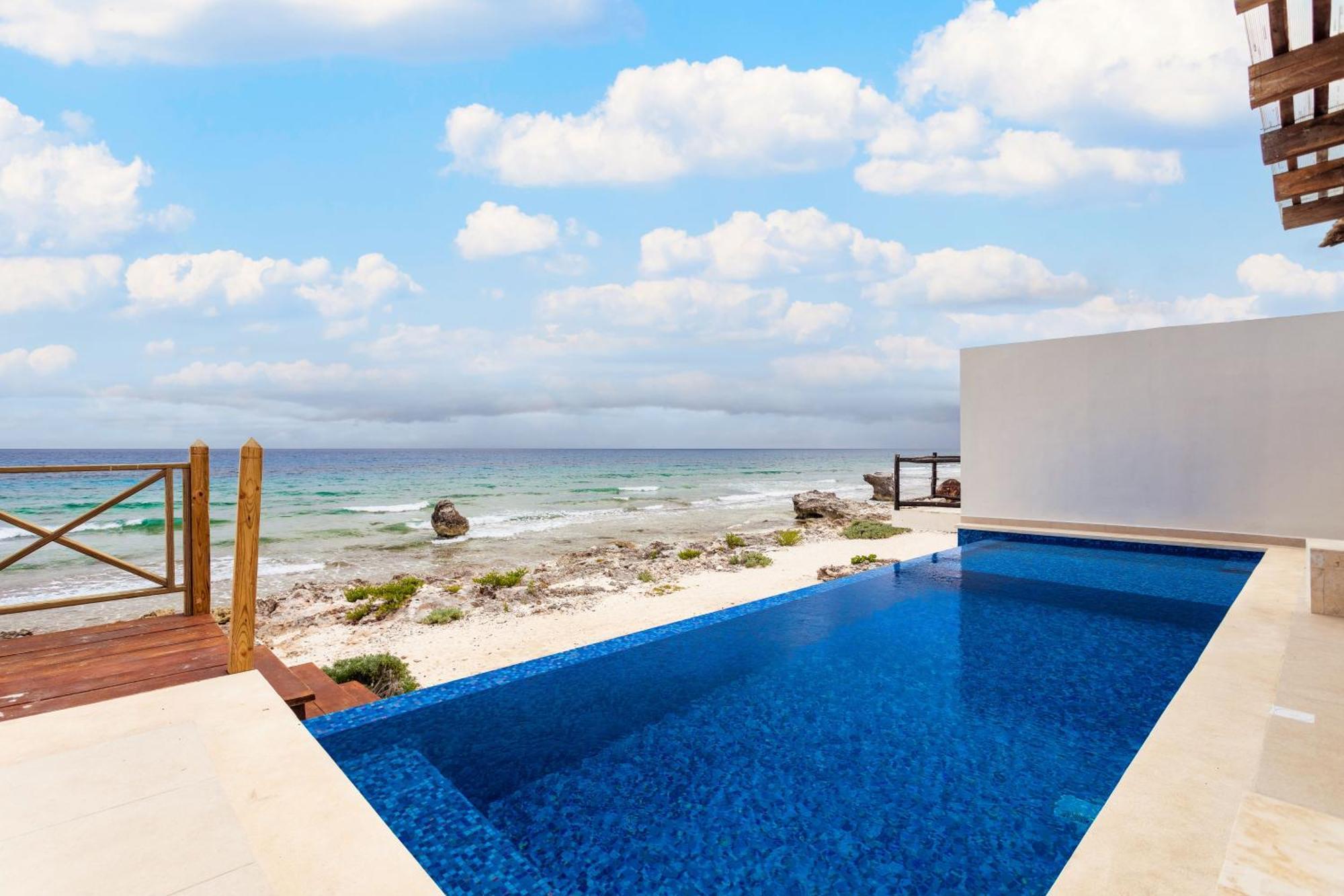 Villa Casa Javi- Ocean Front Located Mid Isla Mujeres Exterior foto